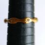 Vintage Sterling Silver 925 - 18KT Gold Plated Laura CZ Ring 2,67g size S Image 7