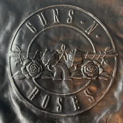 Genuine Speedware Guns N Roses black leather waistcoat