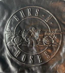 Genuine Speedware Guns N Roses black leather waistcoat