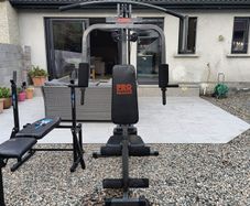 weights machine and bench