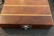 Miniature wooden Chess set