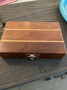 Miniature wooden Chess set