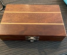 Miniature wooden Chess set