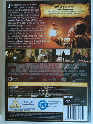 National Treasure 1+2 (Nicolas Cage) [Movie 2xDVD]