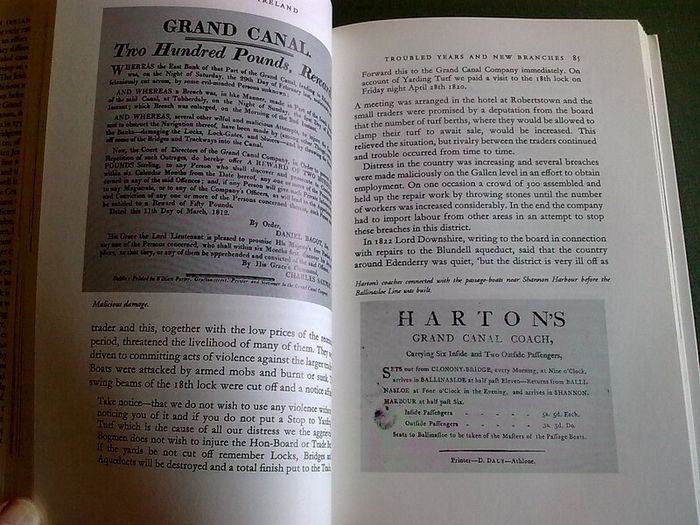 The Grand Canal of Ireland Irish waterways history