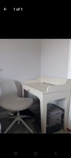 Desk and chair
