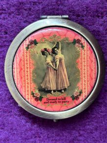 Johnny Loves Rosie Compact Mirror