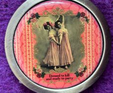 Johnny Loves Rosie Compact Mirror
