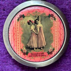 Johnny Loves Rosie Compact Mirror