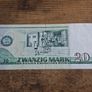 German Democratic Republic, Germany, 20 Mark 1975 banknote, very good condition - free standard postage Image 2