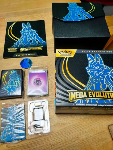 Mega Evolutions ETBs open Full set Cards Base and Holos