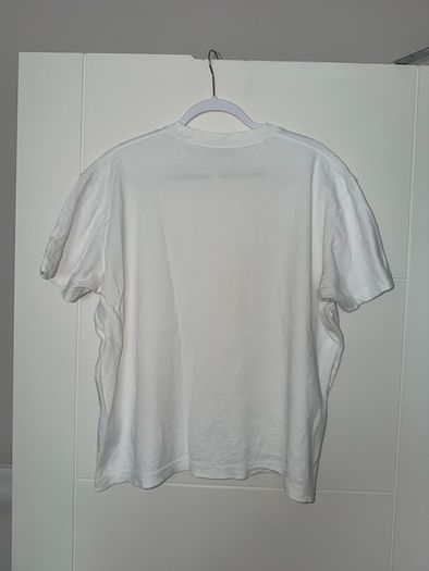 Massimo Dutti Mens White T-Shirt - Size Large