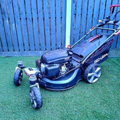 prolawn lawnmower with swivel wheels