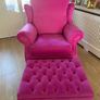 Finline Alexander Armchair and Footstool Image 2