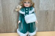 Alberon Porcelain Doll Collection - Joanne - Ice Skates - 45cm with Accessories