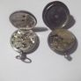2 antique ladies silver pocket watches for repair Image 3