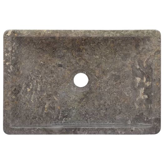 Sink Grey 45x30x12 cm Marble