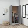 NEW SALE | Wardrobe Grey Sonoma 82.5x51.5x180 cm Engineered Wood Image 3