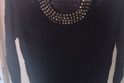 Black Atmosphere knitted studded jumper size UK12 EU40 Postage included