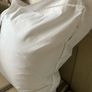 New 100% cotton crisp white 65cm x 65cm French ladder stitch Oxford pillowcase Image 7