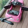 Toddlers pink beetle car Image 3