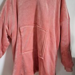 pink hoodie
