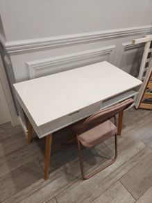 desk and chair