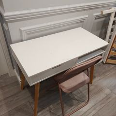 desk and chair