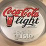 Coca Cola Light Twist Glasses and tray Image 5