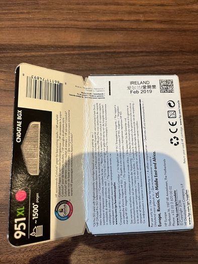 Hp 951XL Magenta Ink Cartridges