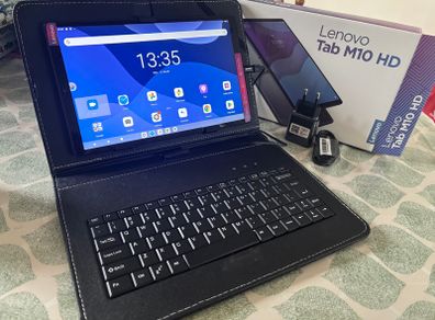 Lenovo Tab M10 HD 10.1 in, Brand New with Tags  Full Package with  Keyboard Case