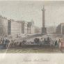 Vintage Coloured Engraving of Sackville Place Dublin Image 8