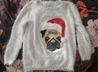 pug christmas jumper