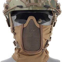 Airsoft Balaclava mesh mask - tan