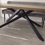 Smoked oak dining table, chairs, and barstools Image 2