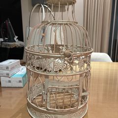 bird cage candle holder