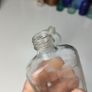224 - Set of 2 Vintage 1001 Carpet Cleaner Clear Glass Decorative Collectible Bottles Image 4