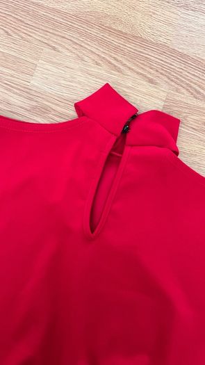 red blouse