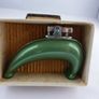 3 Vintage Table Lighters. Ronson Bakelite. Azizoff Onyx. Green Art Deco Mid Century. Image 7