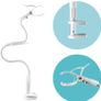 Twist Black/White | Universal Baby Monitor Holder | Secure with Straps & Clamp to Furniture | No Drilling Required | Flexible Baby Camera Mount | Baby Monitor Shelf Image 3