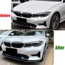 For BMW 3 Series G20 G21 320i 325i 2019-2022 Car Front Bumper Splitter Chin Lip Spoiler Diffuser Guard Body Kit Tuning Protector Image 2