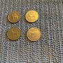 Irish One Punt Coins. 1990 x 3. 1995 x 1. Image 3