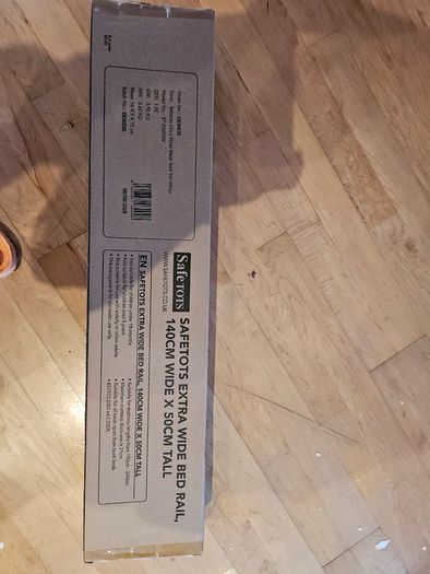 Safe tots Bed rail x2 brand new unopened