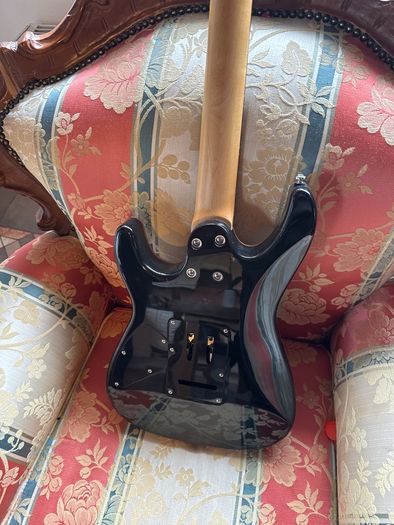 Harley Benton Fusion-III HSH EB FBLB (Pro Series) electric guitar.