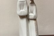 Lladro - Porcelain Figurine - Vintage - 2 Nuns