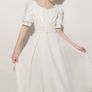 White dress for holy communion Image 4