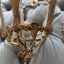 Antique style brass lantern ceiling light Image 4