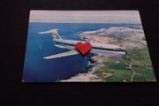Aer Lingus Postcard - 1st One Eleven Jet Flight : Dublin To Zurich , 1965