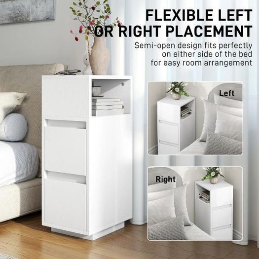Slim Bedside Table