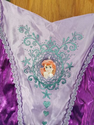 Ariel Fancy Dress Costume with shoes and wig